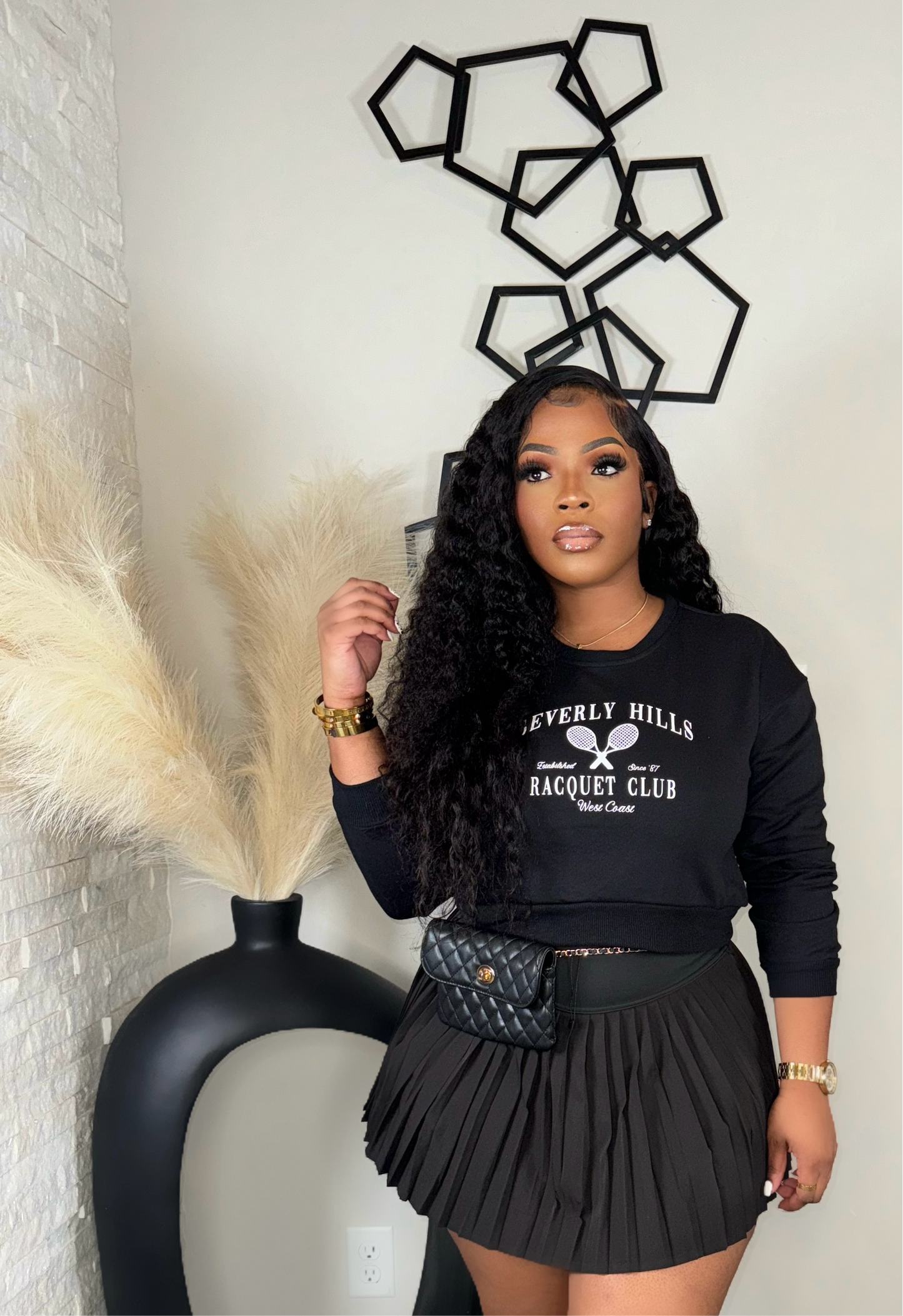 Beverly Hill Crop Sweatshirt