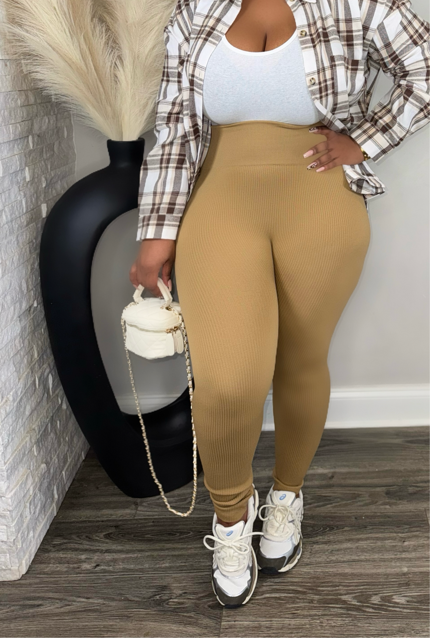 Essential Sweater Leggings(camel)
