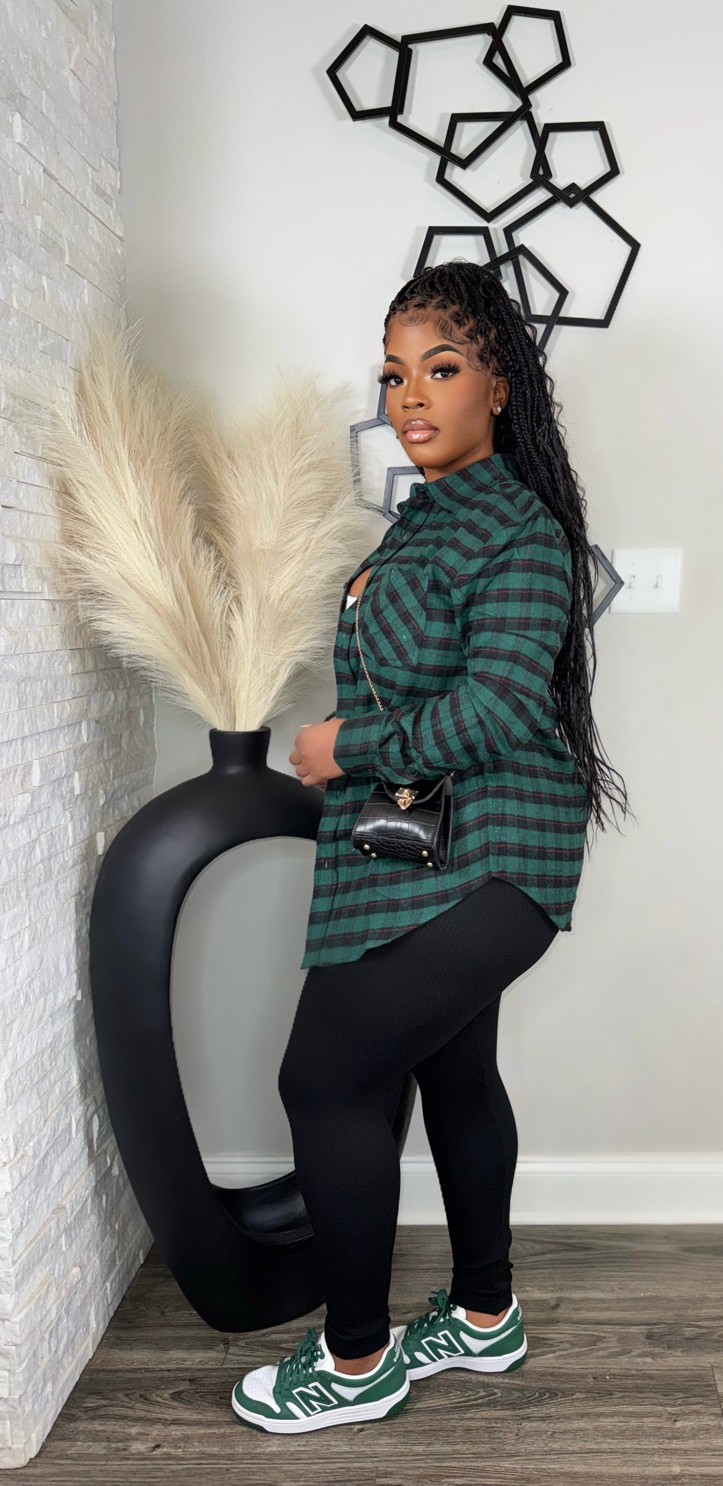 Pretty In Plaid(forest green)