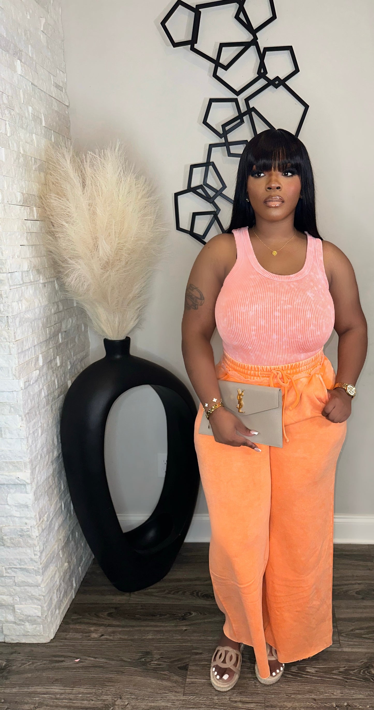 Rosie Set(lt. orange)