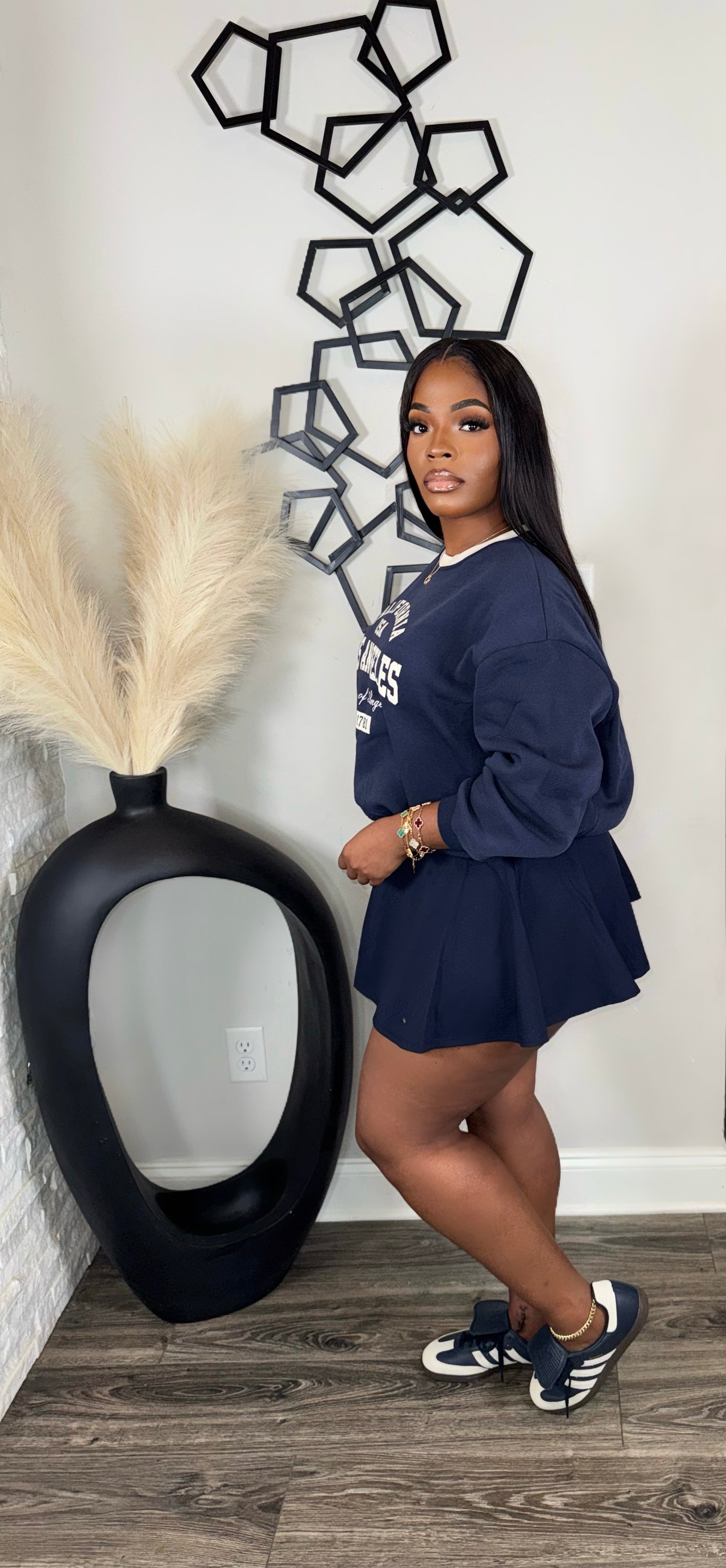 LA Sweatshirt ONLY(navy)