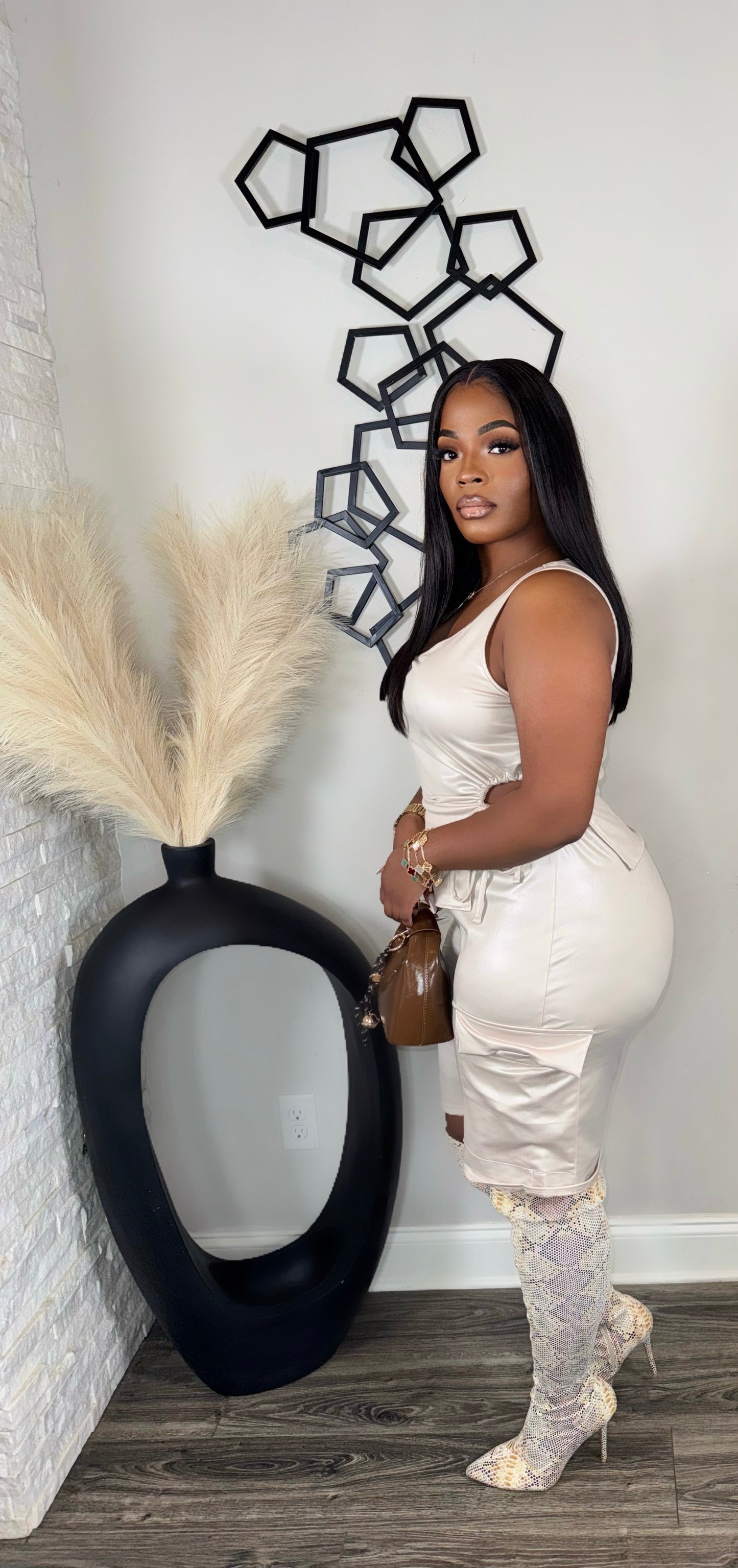 Janet Cargo Set(beige)
