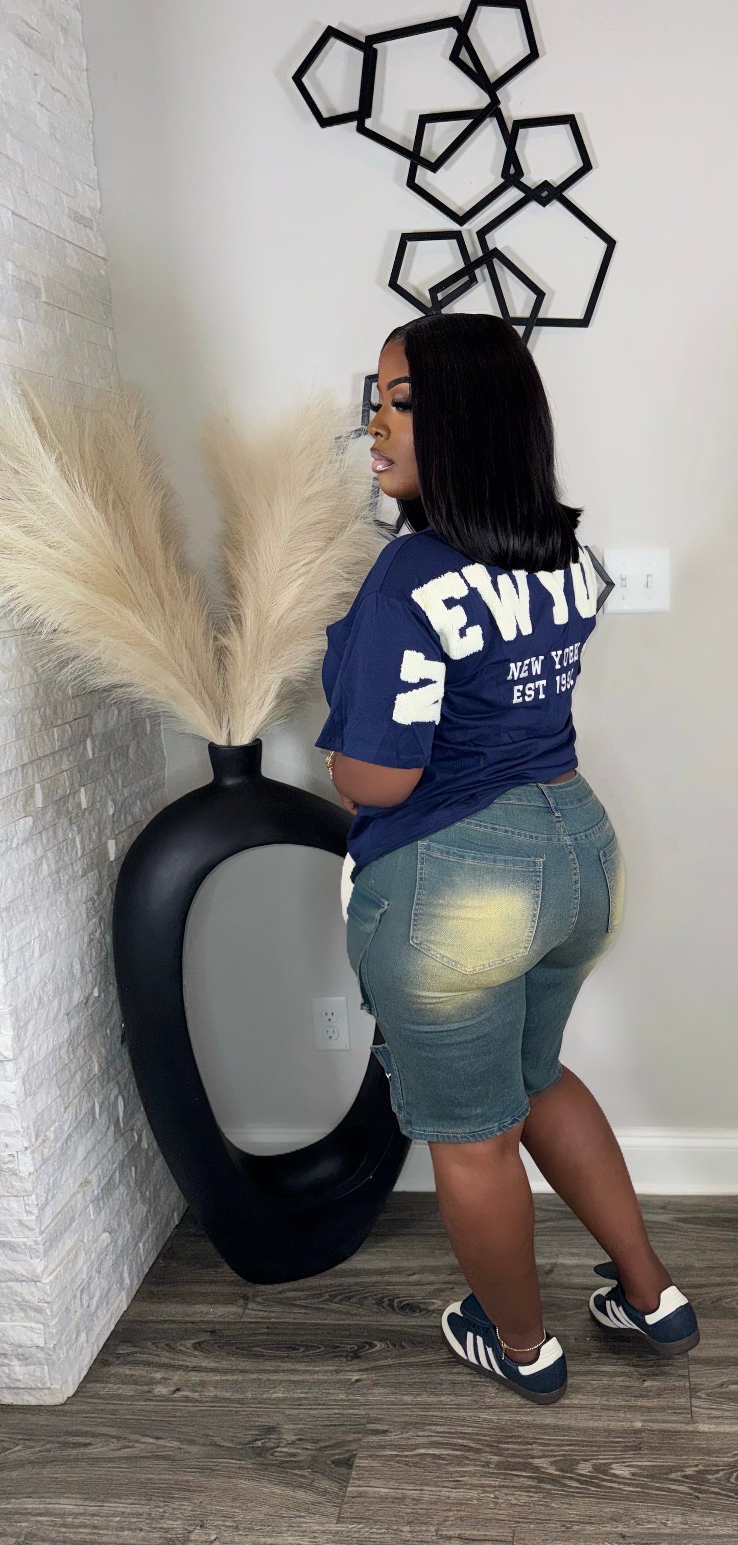 New York Tee(navy)