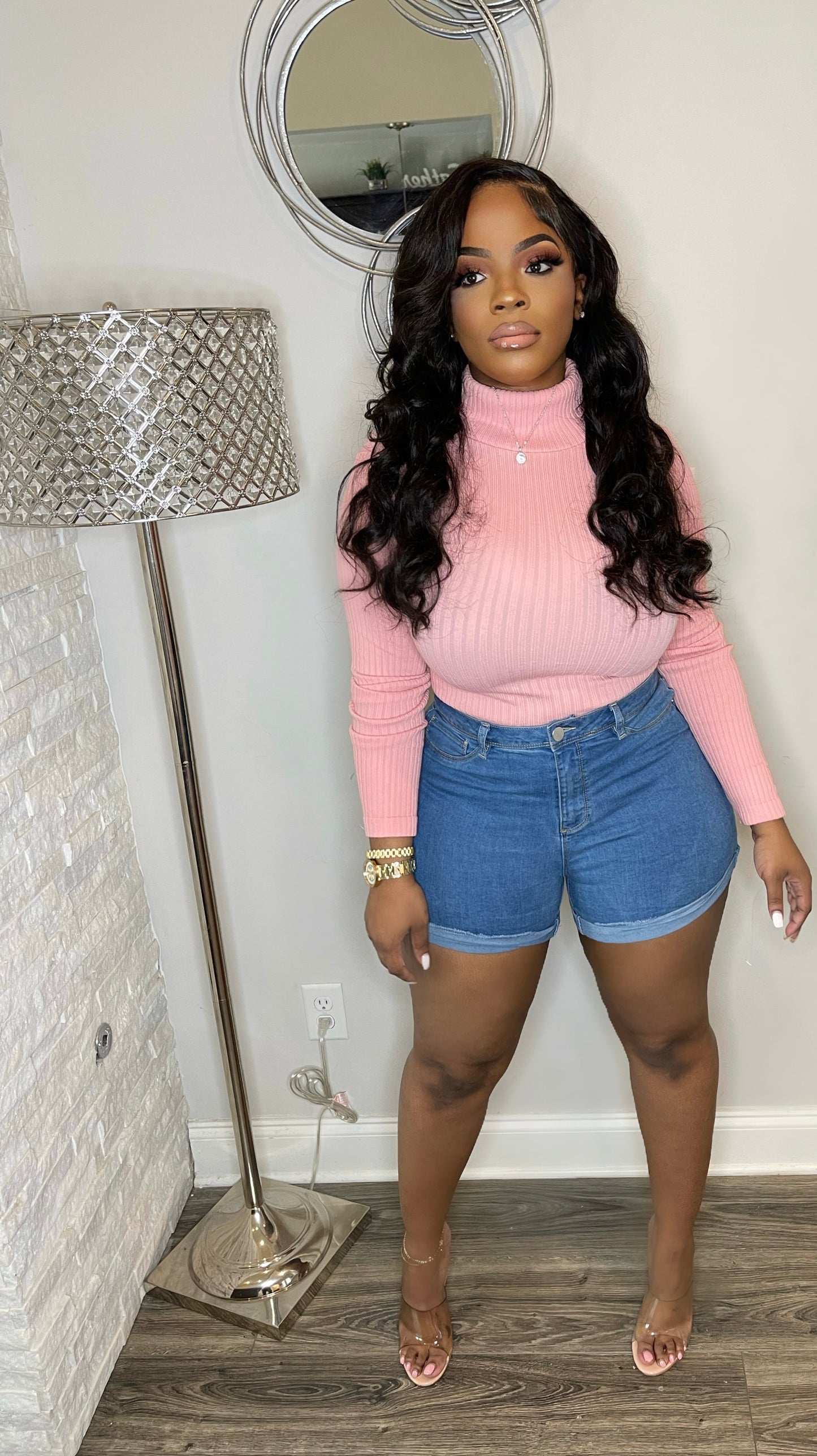 BAEsic Turtleneck(pink)