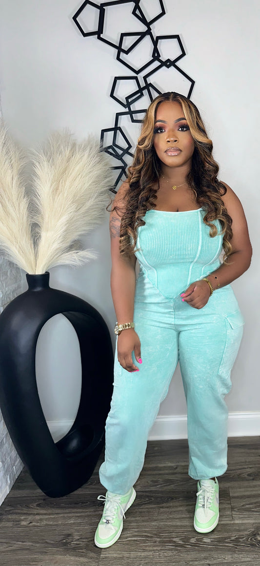 Brooklyn Jumpsuit(Mint)