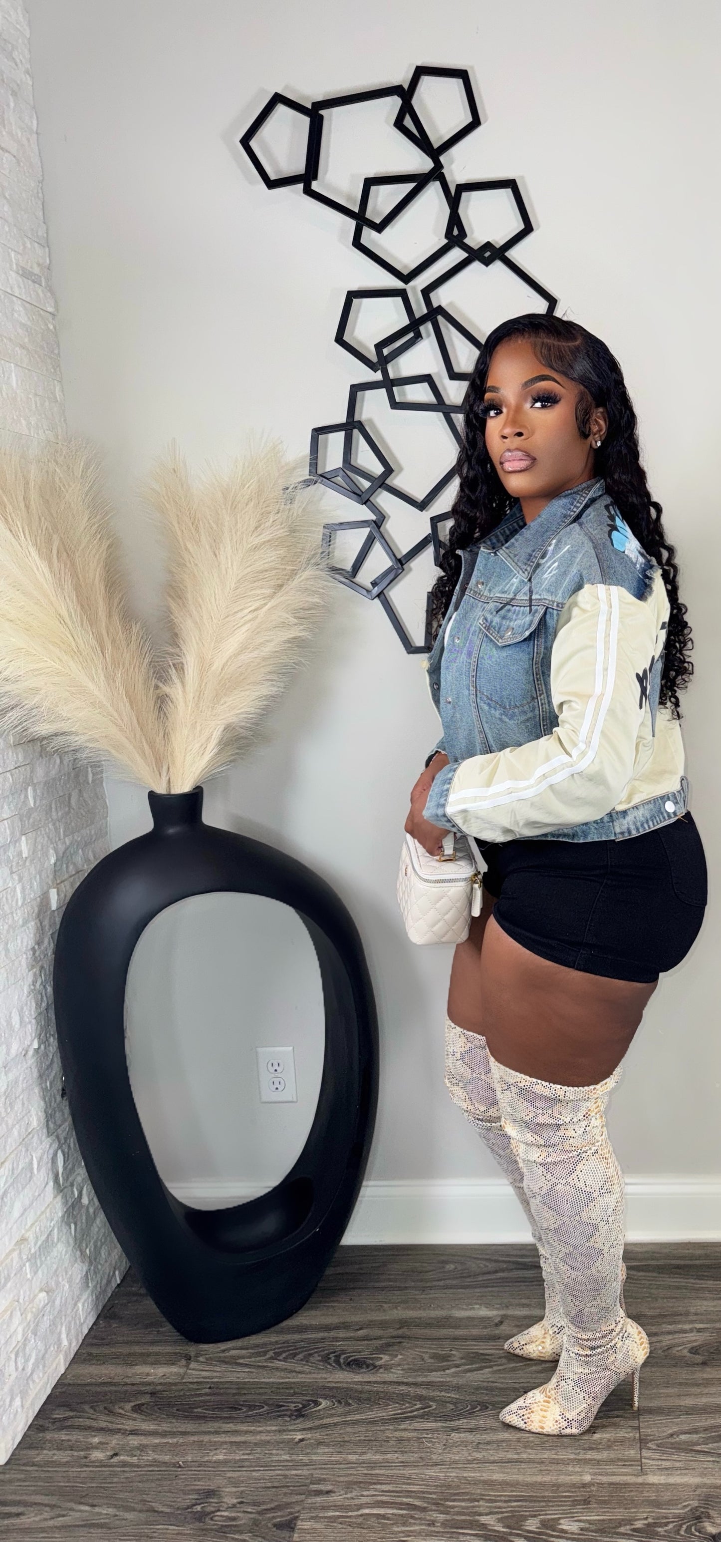 Patchwork Denim Jacket