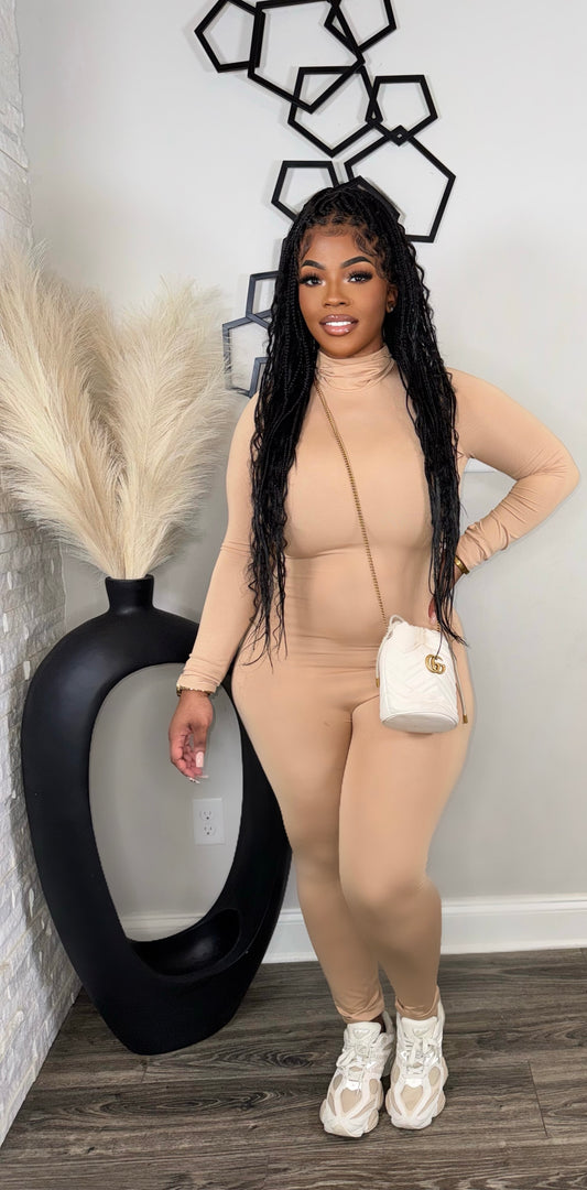 Bodied Jumpsuit(taupe)