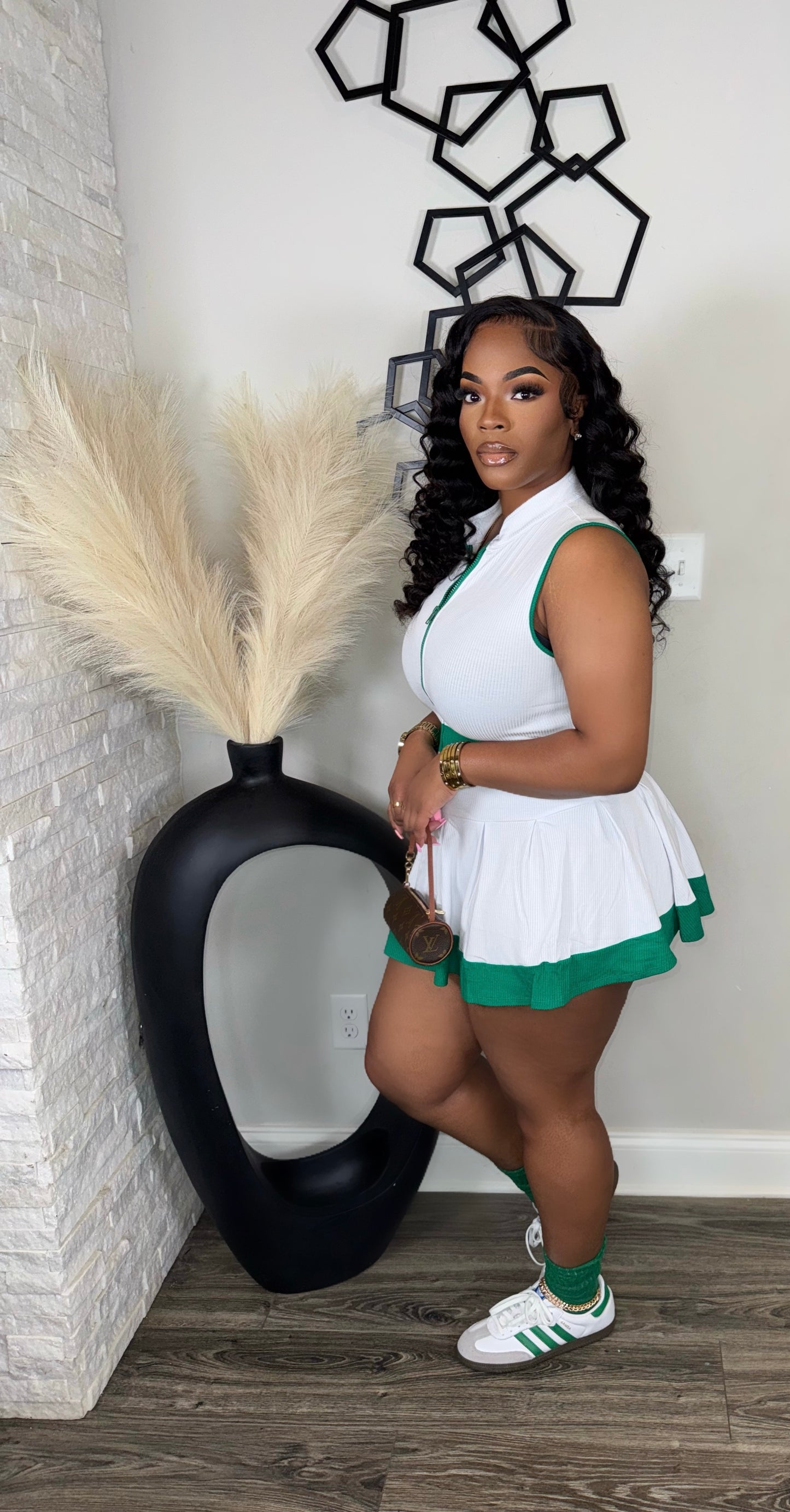 Got That Glow Mini Skirt Set