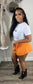 Flirty Girl Shorts(orange)